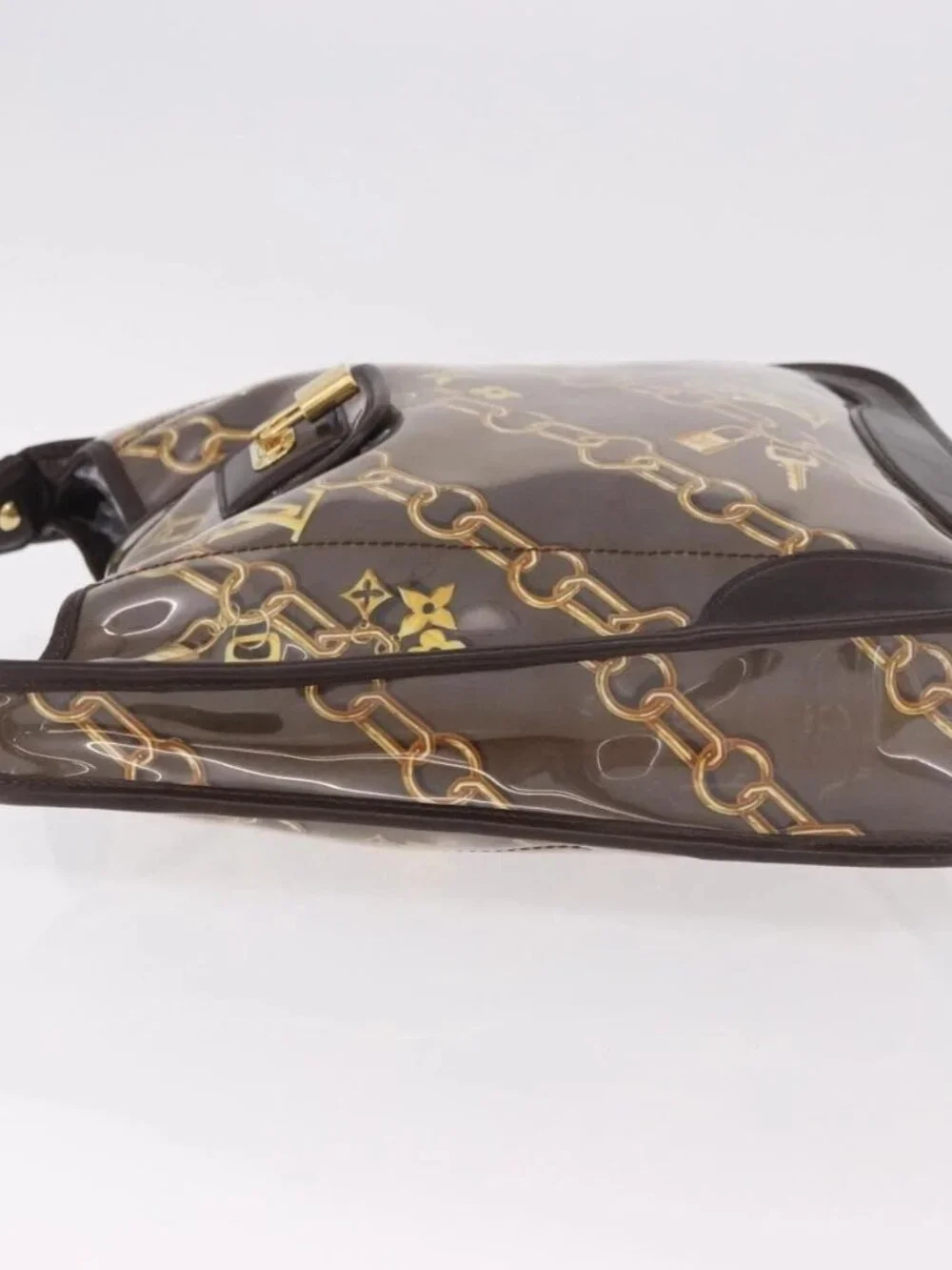 LOUIS VUITTON Monogram Charm Musette Shoulder Bag Brown M95159 LV Auth 188803V